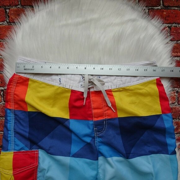 American Eagle Outfitters Men's Board Swim Surf Shorts Trunks Beach Colorful M - Picture 9 of 12
